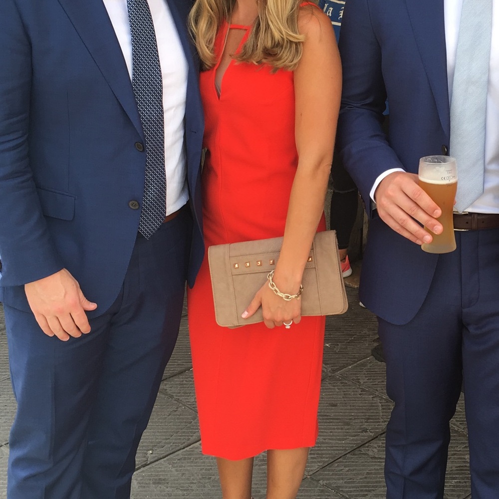 BB Dakota crepe dress- tailored for petite fit